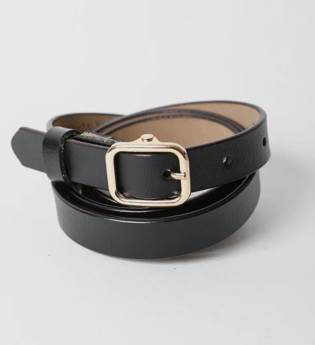 SKINNY BLACK BELT