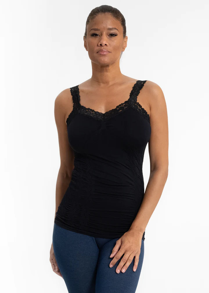 LACE TRIM CAMI one size