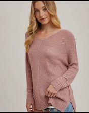 Load image into Gallery viewer, Reversed stitch  sweater
