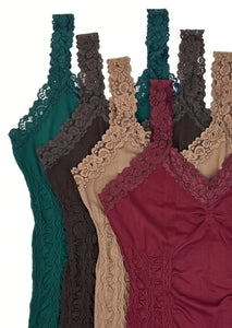 LACE TRIM CAMI one size