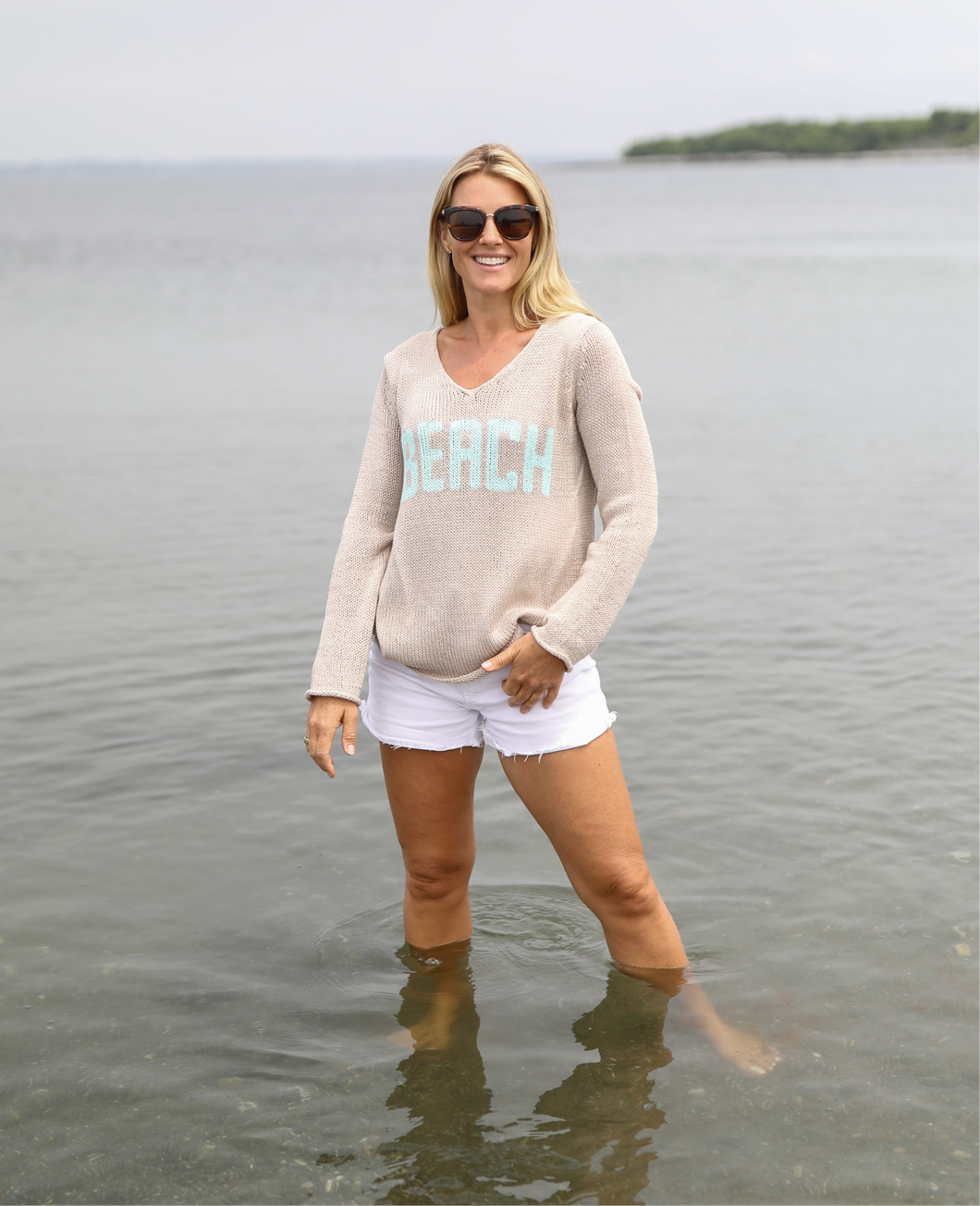 Beach sweater