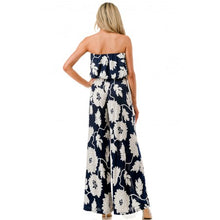 Load image into Gallery viewer, Flowers navy
