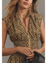 Tractr dress leopard