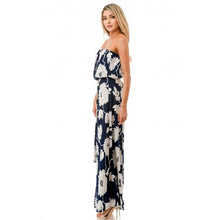 Load image into Gallery viewer, Flowers navy
