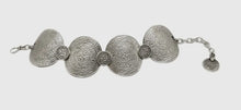 Load image into Gallery viewer, Handmade Pewter Coin Bracelet
