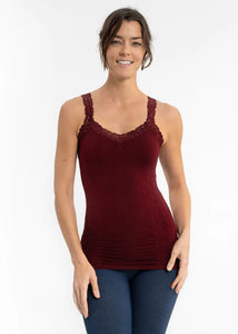 LACE TRIM CAMI one size