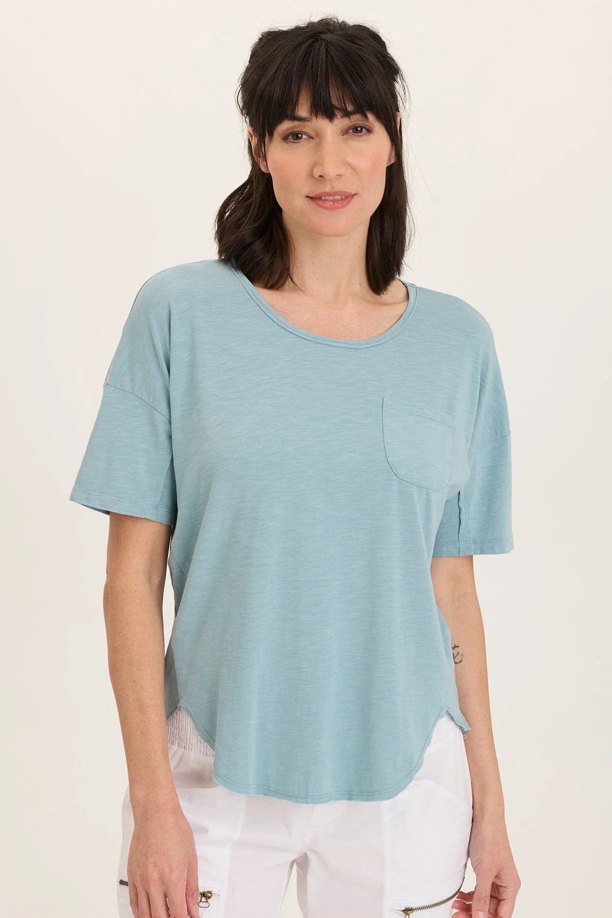 cyclas tops♡ CIDER Women's Cut Out Tops Asymmetrical Neck Sleeveless Crop