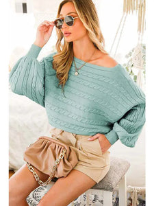 Cable sweater