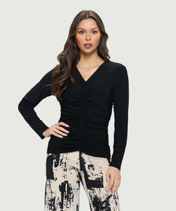 Ruched black