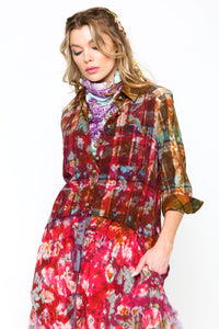 Plaid tunic