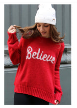 Load image into Gallery viewer, Believe sweater
